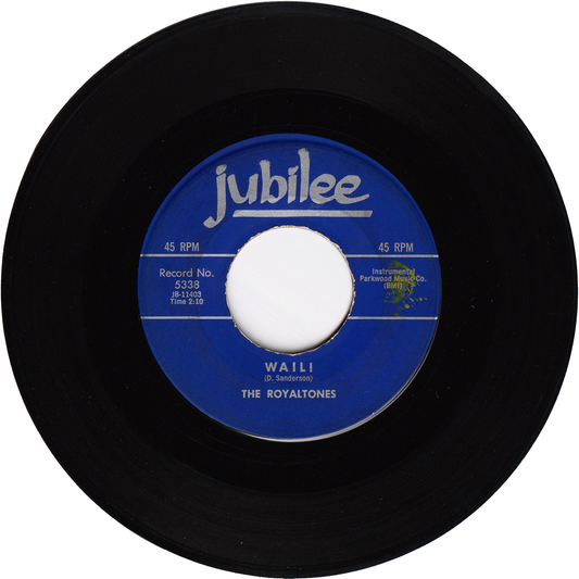 The Royaltones - Wail! / Poor Boy [Blue Label, 1st.press]
