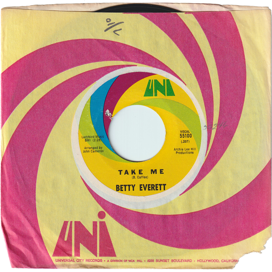 Betty Everett - Take Me / There'll Come a Time