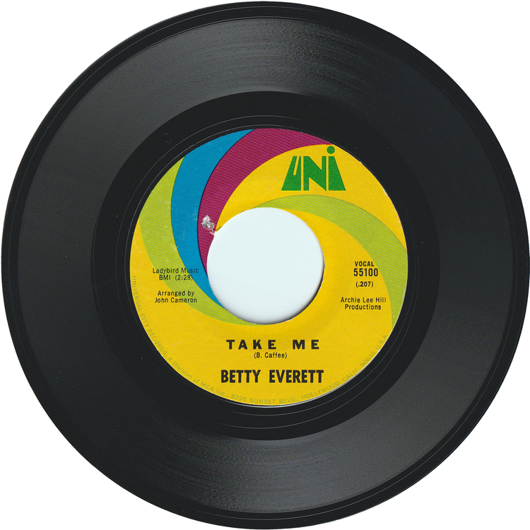 Betty Everett - Take Me / There'll Come a Time