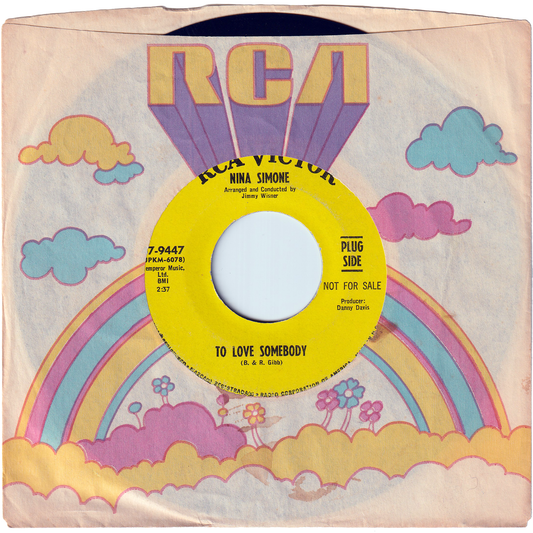 Nina Simone - To Love Somebody / I Can't See Nobody [Promo]