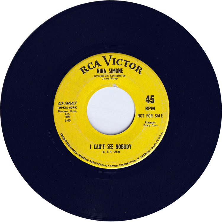Nina Simone - To Love Somebody / I Can't See Nobody [Promo]