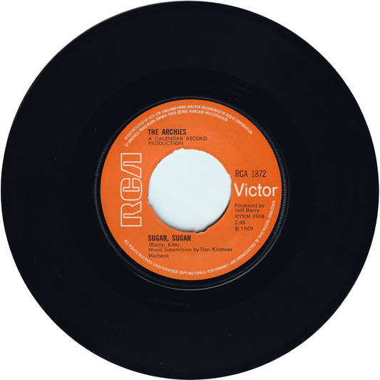 The Archies - Sugar, Sugar / Melody Hill [UK]