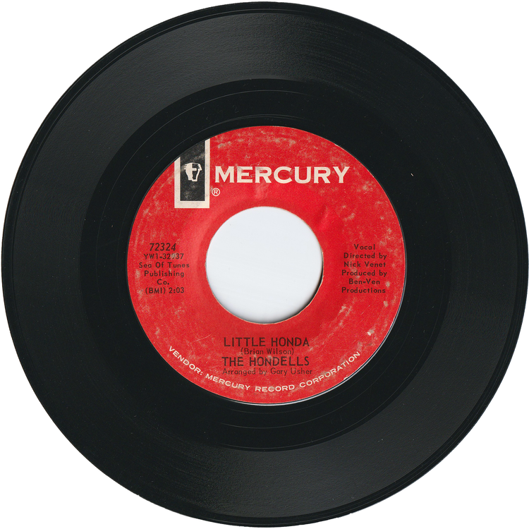 The Hondells - Little Honda / Hot Rod High [Red Label]