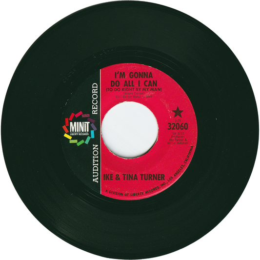 Ike & Tina Turner - I'm Gonna Do All I Can (To Do Right By My Man) / You've Got Too Many Ties That Bind [Promo]