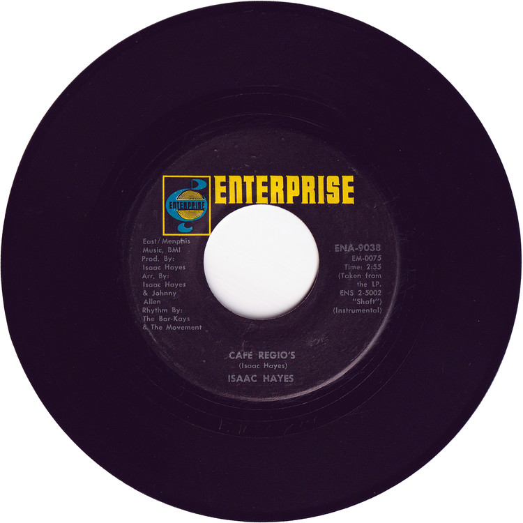 Isaac Hayes - Theme From Shaft / Cafe Regio's [AS-IS]