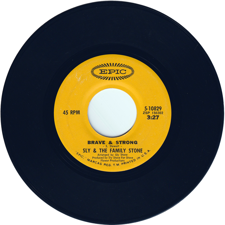 Sly & The Family Stone - Runnin' Away / Brave & Strong