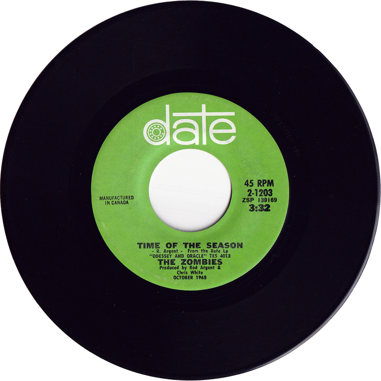 The Zombies - Time Of The Season / Imagine The Swan [Canada]