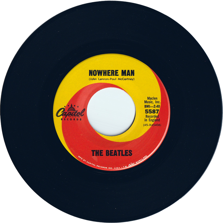 The Beatles - Nowhere Man / What Goes On