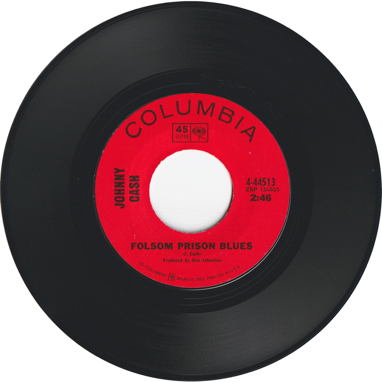 Johnny Cash - Folsom Prison Blues / The Folk Singer