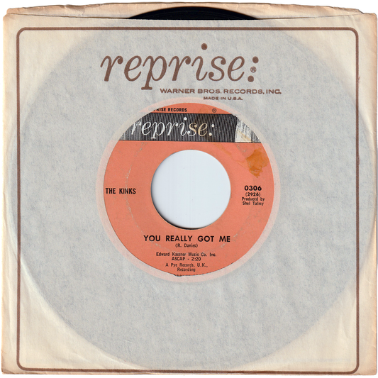 The Kinks - You Really Got Me / It's All Right [Styrene, Terre Haute Press]