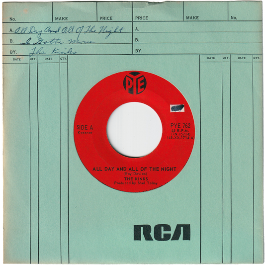 The Kinks - All Day & All Of The Night / I Gotta Move [Canada]