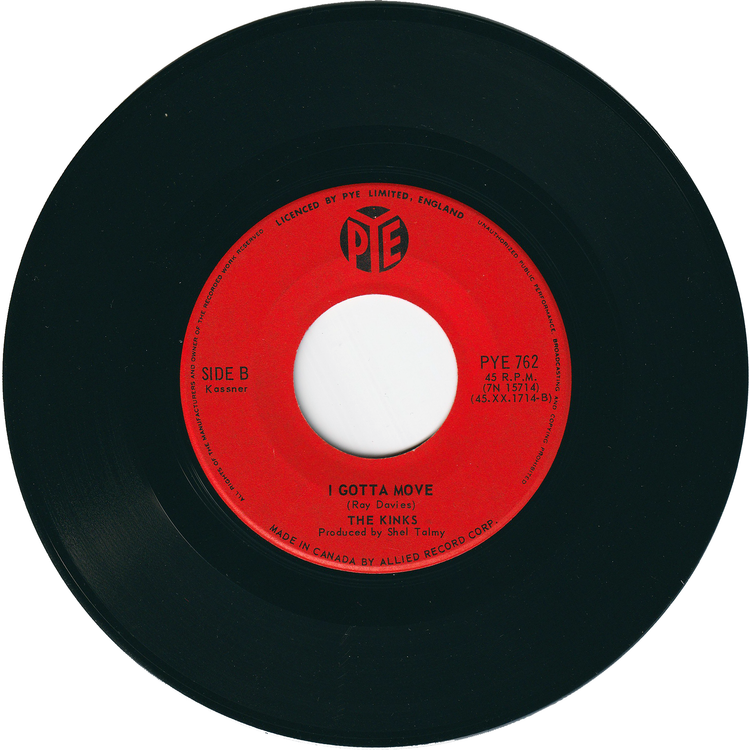 The Kinks - All Day & All Of The Night / I Gotta Move [Canada]