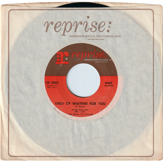 The Kinks - Tired Of Waiting For You / Come On Now [Styrene, Terre Haute Press]