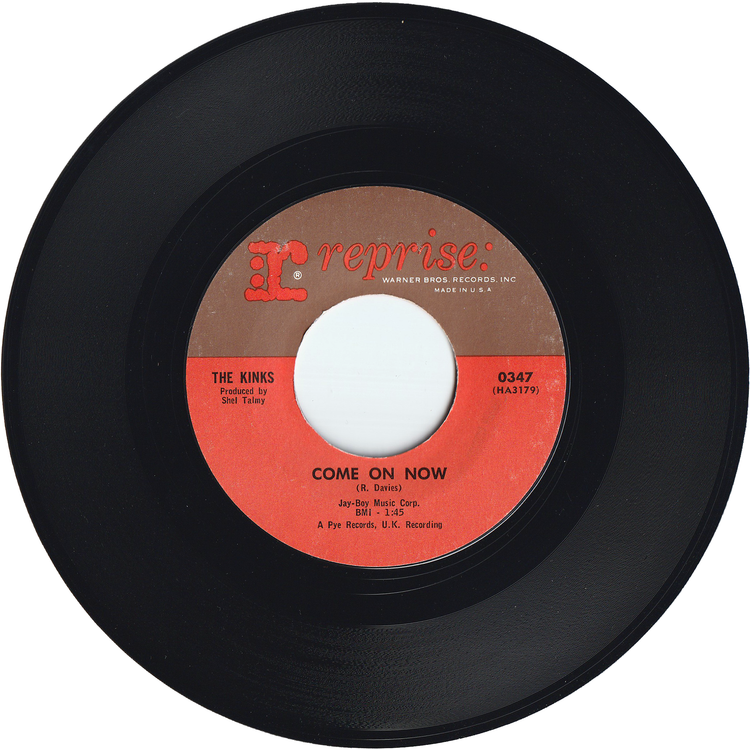 The Kinks - Tired Of Waiting For You / Come On Now [Styrene, Terre Haute Press]