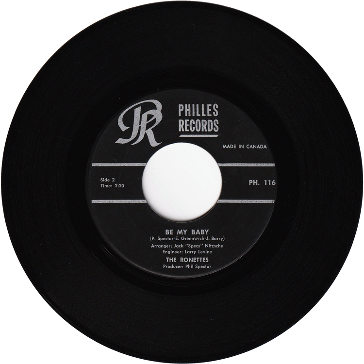 The Ronettes - Be My Baby / Tedesco & Pitman [Canada]