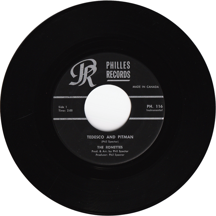 The Ronettes - Be My Baby / Tedesco & Pitman [Canada]