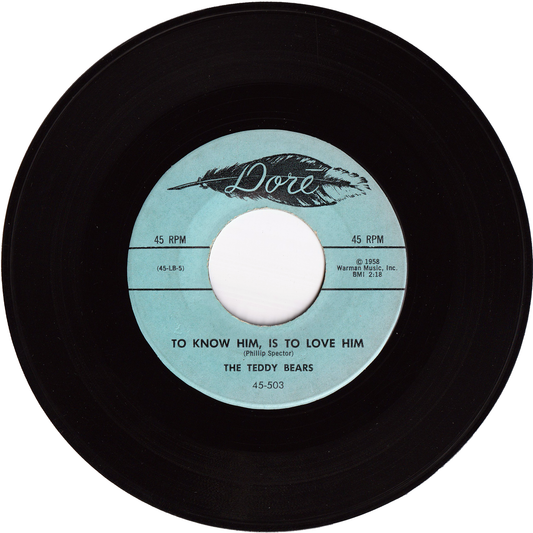 The Teddy Bears - To Know Him, Is To Love Him / Don't You Worry My Little Pet [Vinyl, Monarch Pressing]