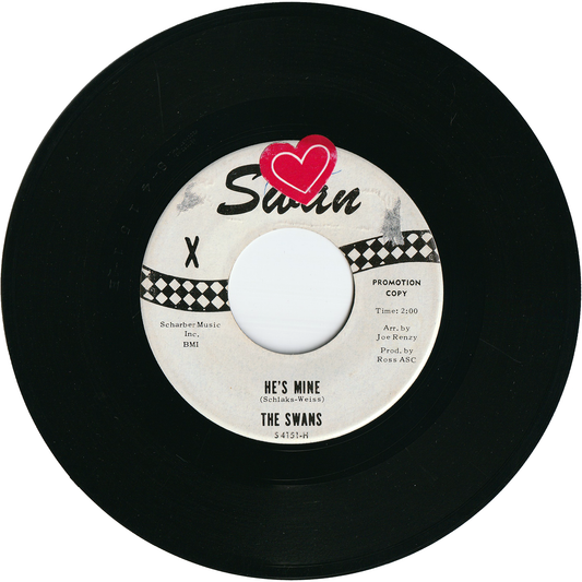 The Swans - He's Mine / You Better Be A Good Girl Now [Promo, Rockaway Pressing]
