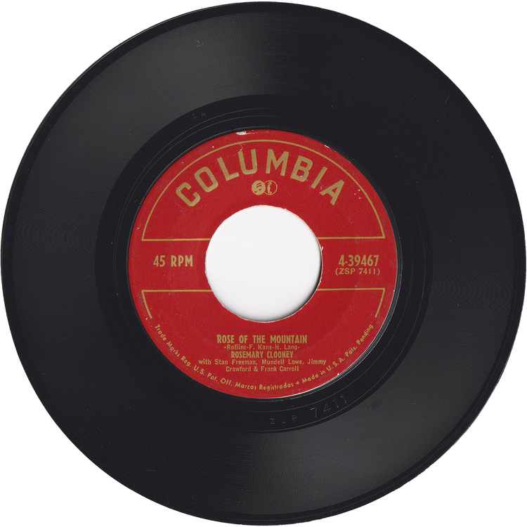 Rosemary Clooney - Come On-A-My House / Rose of the Mountain
