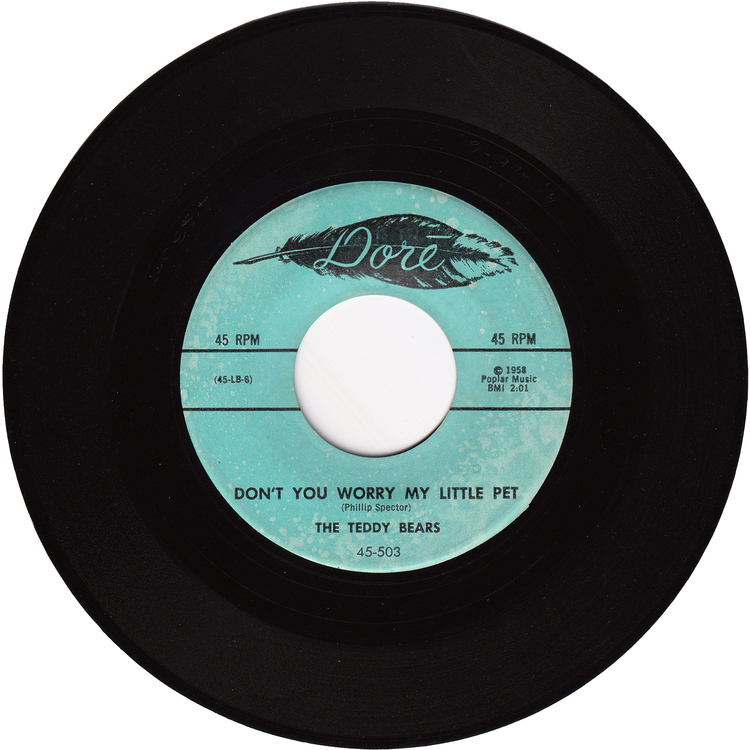 The Teddy Bears - To Know Him, Is To Love Him / Don't You Worry My Little Pet [Vinyl, Monarch Pressing]