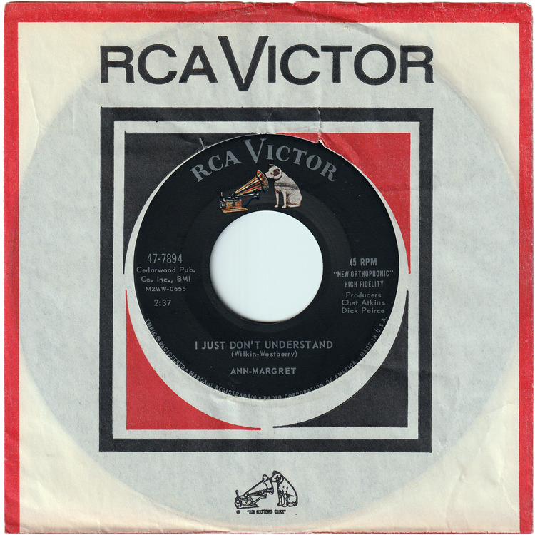 Ann-Margret - I Just Don't Understand / I Don't Hurt Anymore