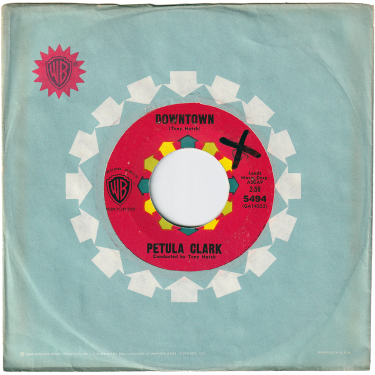 Petula Clark - Downtown / You'd Better Love Me [Red Label, 1st.press]