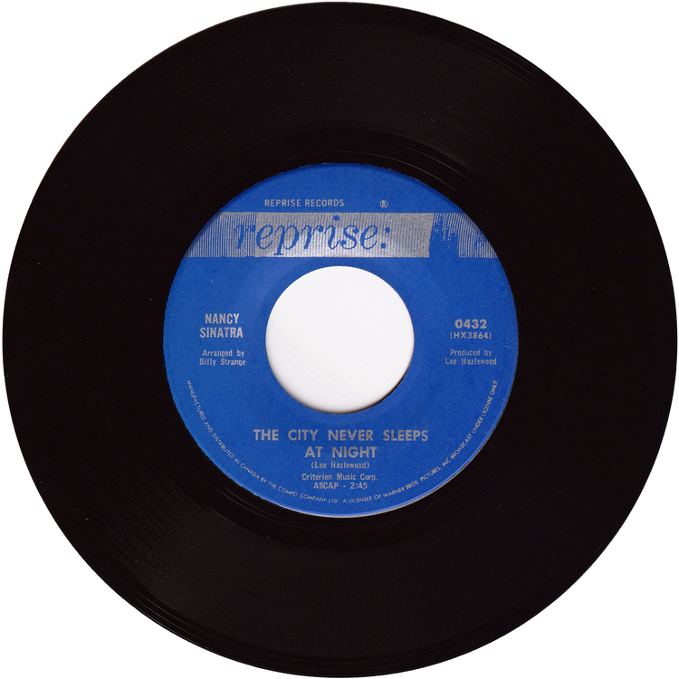 Nancy Sinatra - These Boots Are Made For Walkin' / The City Never Sleeps At Night [Canada]