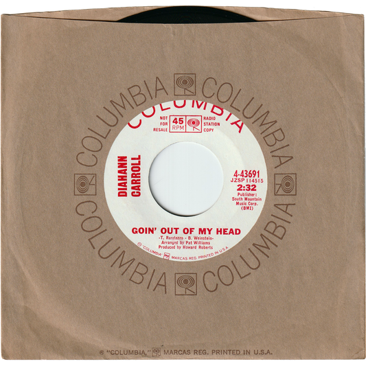 Diahann Carroll - Goin' Out Of My Head / Don't Answer Me (Ti Vedo Uscire) [Promo]