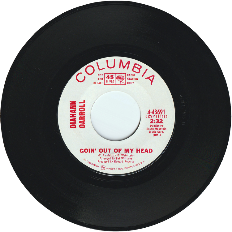 Diahann Carroll - Goin' Out Of My Head / Don't Answer Me (Ti Vedo Uscire) [Promo]