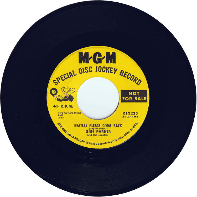 Gigi Parker & The Lonelies - Beatles Please Come Back / In This Room [Promo]