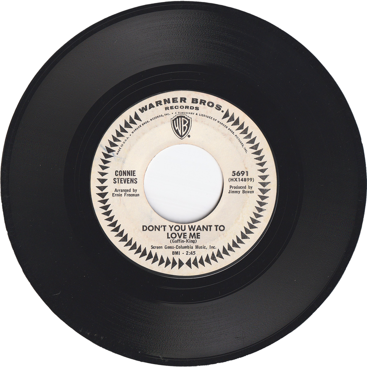 Connie Stevens - Don't You Want To Love Me / In My Room [Promo]