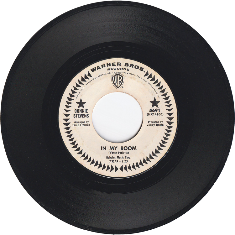 Connie Stevens - Don't You Want To Love Me / In My Room [Promo]