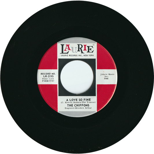 The Chiffons - A Love So Fine / Only My Friend [Vinyl, Indianapolis Pressing]