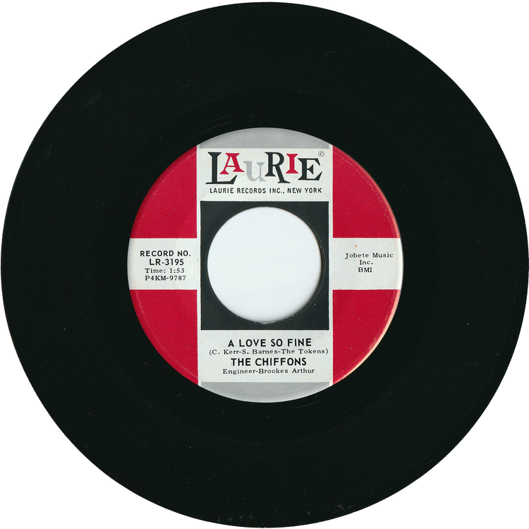 The Chiffons - A Love So Fine / Only My Friend [Vinyl, Indianapolis Pressing]