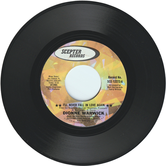 Dionne Warwick - I'll Never Fall In Love Again / What The World Needs Now Is Love