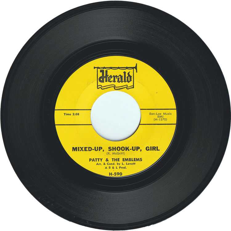 Patty & The Emblems - Mixed Up, Shook Up, Girl / Ordinary Guy [Monarch Pressing]