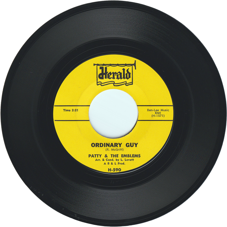 Patty & The Emblems - Mixed Up, Shook Up, Girl / Ordinary Guy [Monarch Pressing]