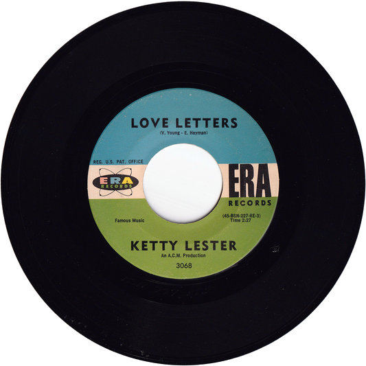 Ketty Lester - Love Letters / I'm A Fool Want You