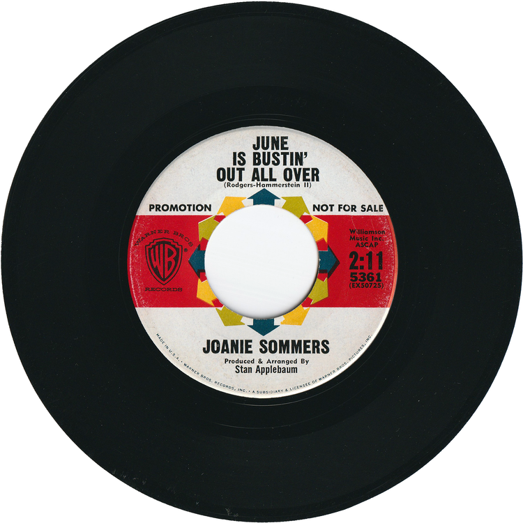Joanie Sommers - One Boy / June Is Bustin' Out All Over (Promo)