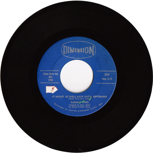 Carole King - It Might As Well Rain Until September / Nobody's Perfect [Vinyl]