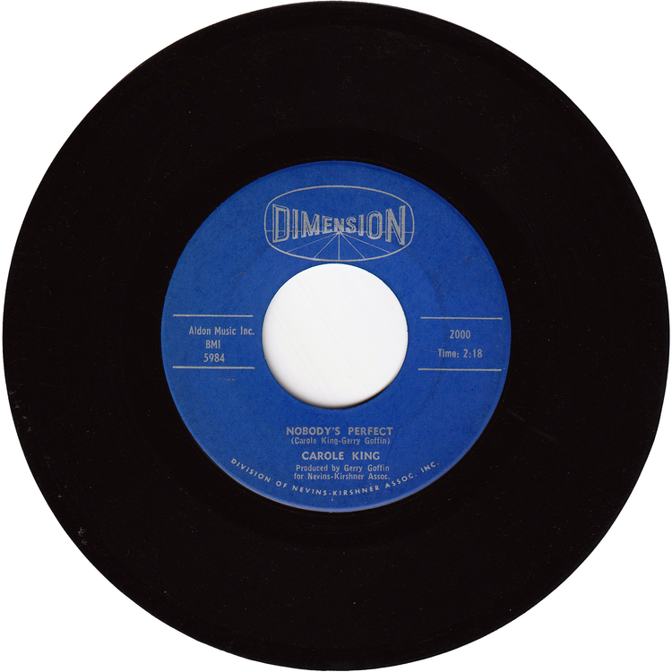Carole King - It Might As Well Rain Until September / Nobody's Perfect [Vinyl]