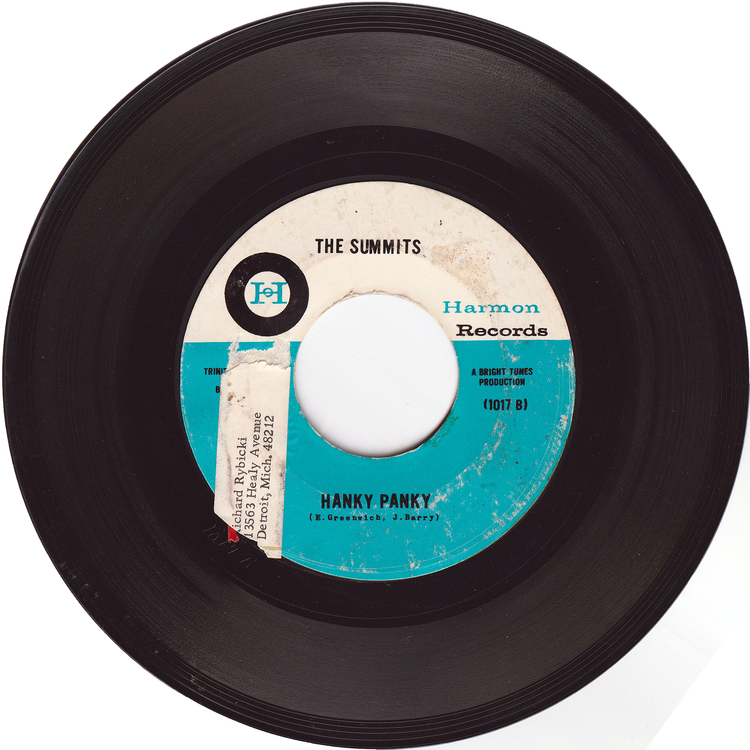 The Summits - Hanky Panky / He's An Angel [Harmon Label]