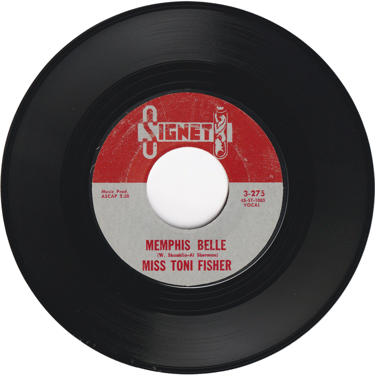 Miss Toni Fisher - The Big Hurt / Memphis Belle [Styrene, Allied Pressing]
