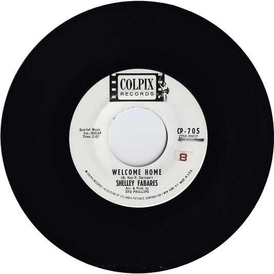 Shelley Fabares - Welcome Home / Billy Boy [Promo]