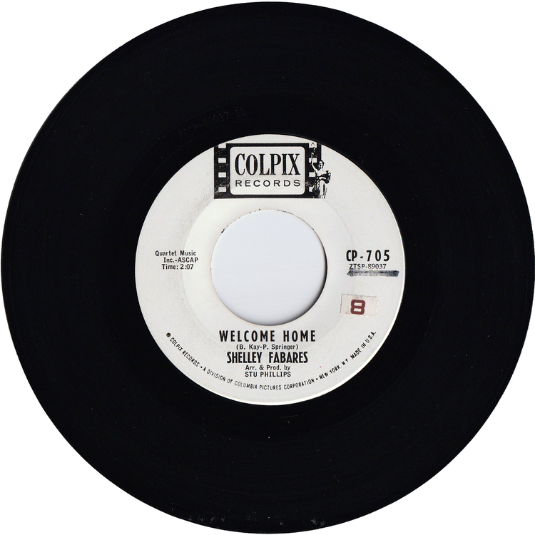 Shelley Fabares - Welcome Home / Billy Boy [Promo]