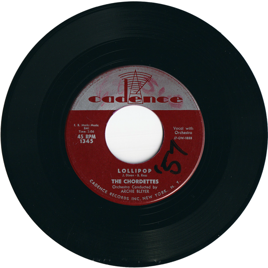 The Chordettes - Lollipop / Baby Come-A Back-A