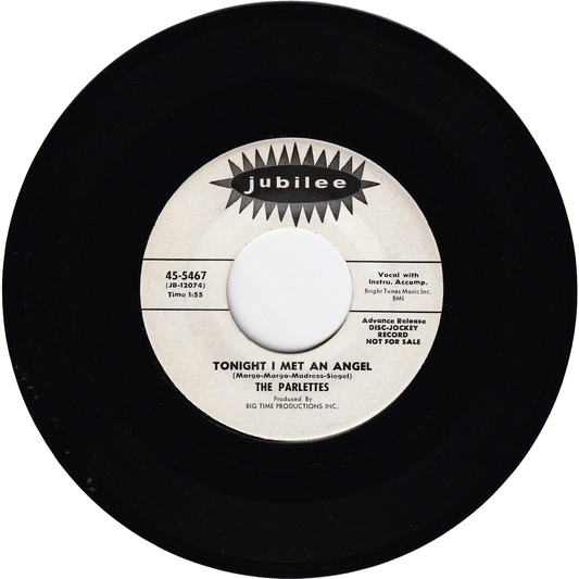 The Parlettes- Tonight I Met An Angel / Because We're Very Young [Promo]