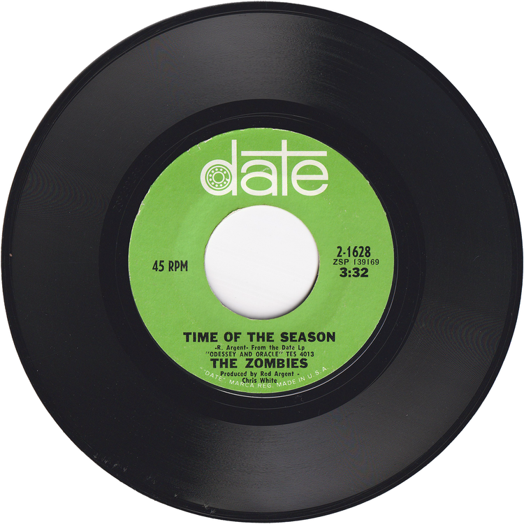 The Zombies - Time Of The Season / Friends Of Mine [Styrene, Pitman Pressing]