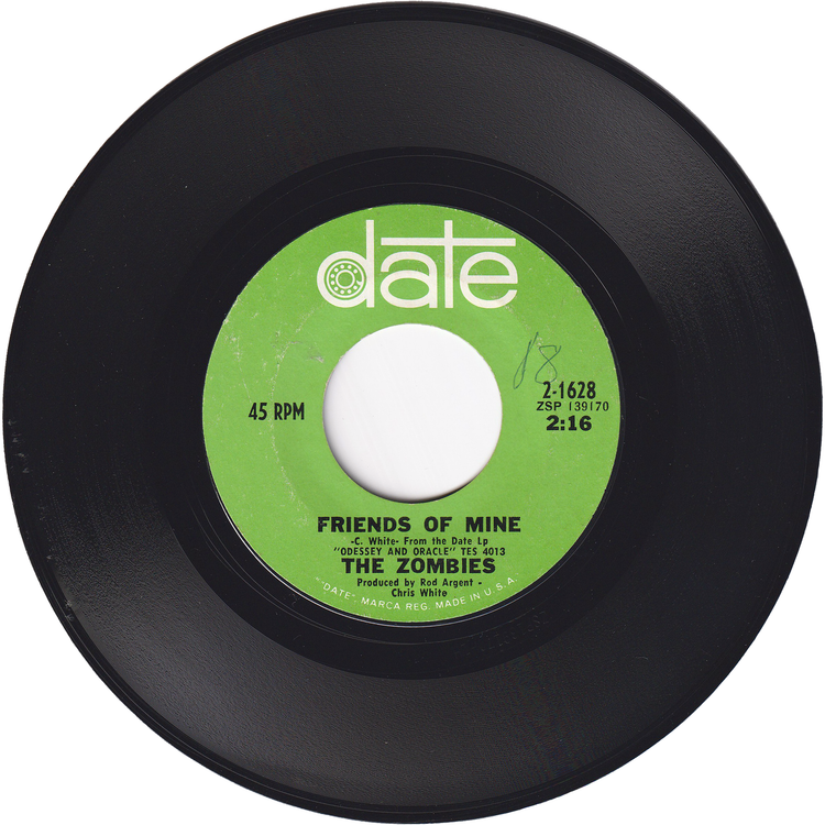The Zombies - Time Of The Season / Friends Of Mine [Styrene, Pitman Pressing]
