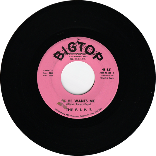 The V. I. P. 's - If He Wants Me / I'm On To You Baby